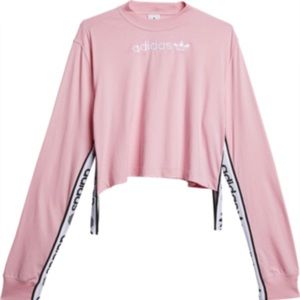 Adidas Pink Long Sleeve T-Shirt